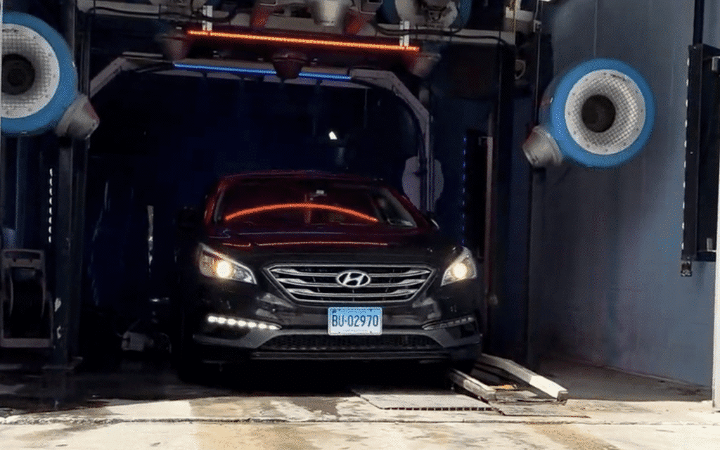 Car in Tunnel Car best car wash in Johnston RI